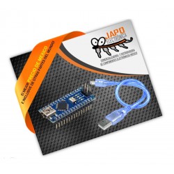 ARDUINO NANO V3.0 GENERICO FT232 + CABLE MINI USB (PINES SOLDADOS)