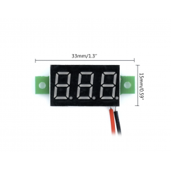 Voltímetro Digital D 3.5 - 30VCD
