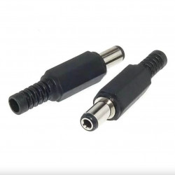 Conector De Alimentación Macho Para Armar Tipo Plug 5.5x2.1mm