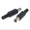 Conector De Alimentación Macho Para Armar Tipo Plug 5.5x2.1mm
