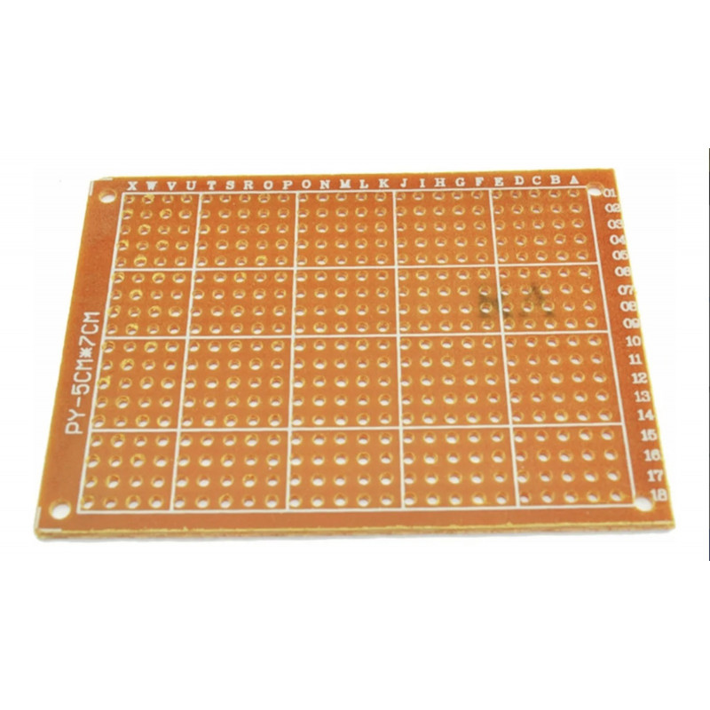 Placa Fenolica Perforada 5x7cm