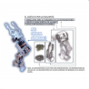 Estructura De Aluminio Para Brazo Robótico 5GDL Requieres 5 Servomotores MG995 Incluye Gripper