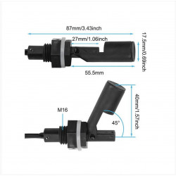 Sensor De Nivel De Agua Tipo Flotador Anticorrosivo