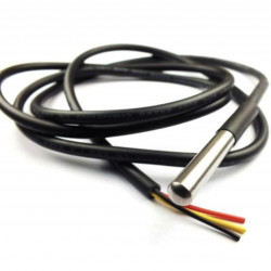 Sensor De Temperatura DS18B20 Digital Tipo Sonda Sumergible 1m