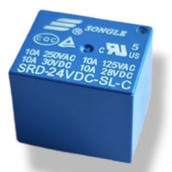 Relevador Mecanico 24V CONT-10A 250VCA/10A 30VCD