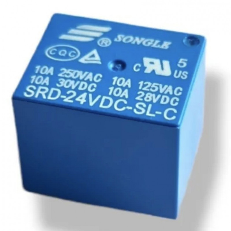 Relevador Mecanico 24V CONT-10A 250VCA/10A 30VCD