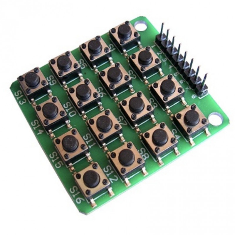 Teclado Matricial 4x4 De Push Button