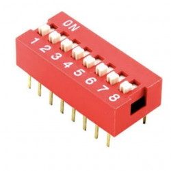 Dip Switch 8 Posiciones