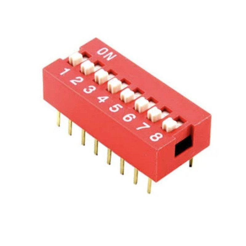 Dip Switch 8 Posiciones