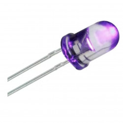 Led Ultravioleta 5mm Tipo Redondo