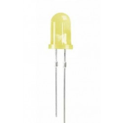 Led Difuso Amarillo 3mm Tipo Redondo