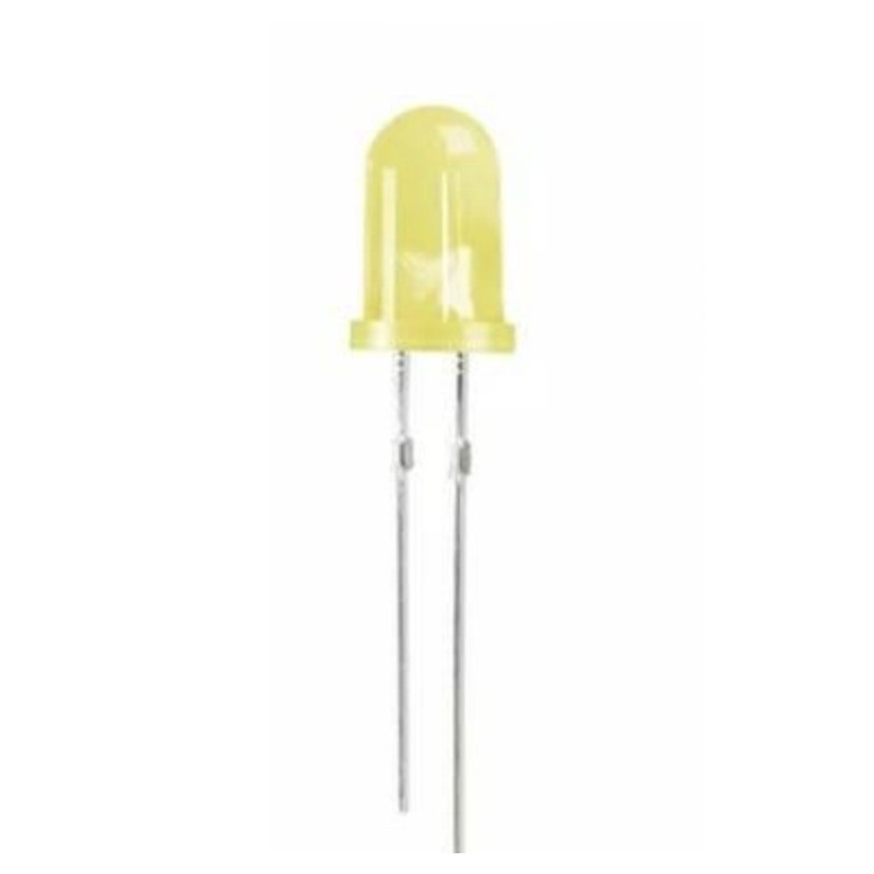 Led Difuso Amarillo 3mm Tipo Redondo