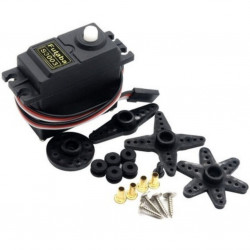 Servomotor S3003 12 KG/CM Giro Continuo Incluye Accesorios