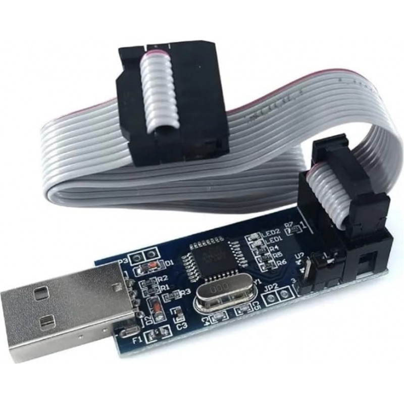 Programador AVR Atmel USBASP USBISP + Cable