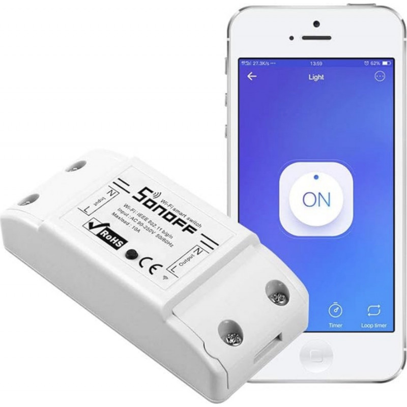 Interruptor Inteligente Basico WiFi Sonoff