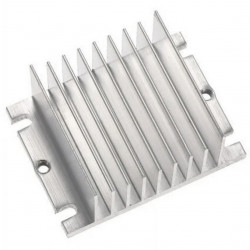Disipador De Calor Mediano 100% Aluminio 9 Aletas 60x45x60 mm