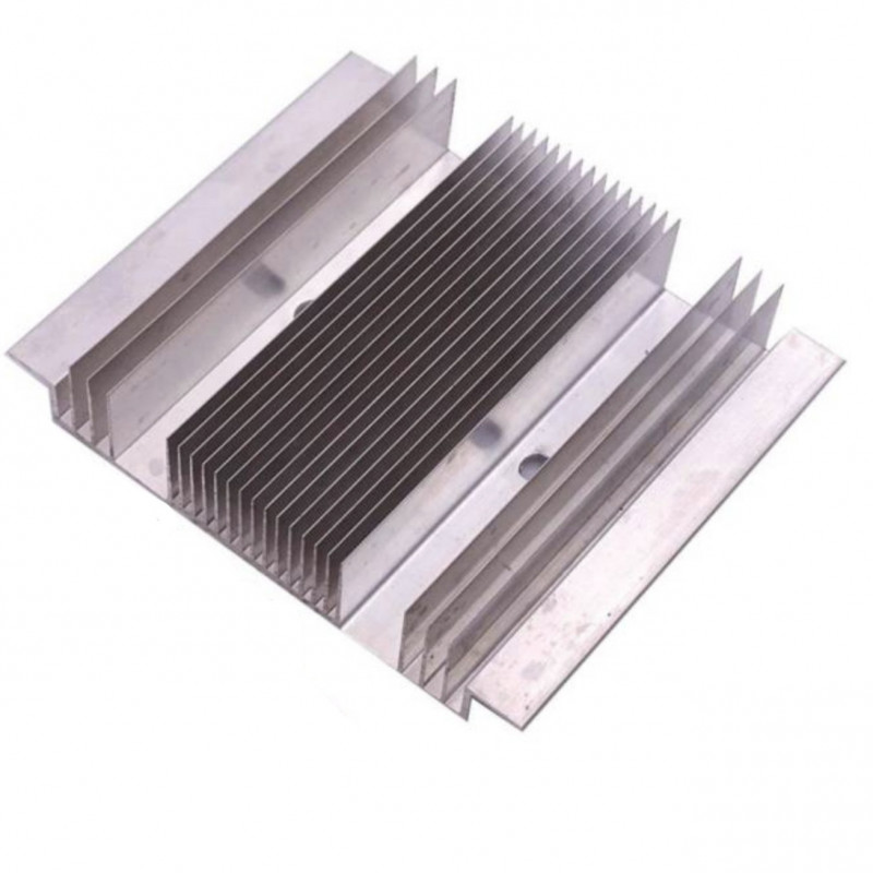 Disipador De Calor Grande 100% Aluminio 23 Aletas 120X100X25 mm