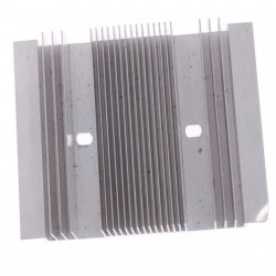 Disipador De Calor Grande 100% Aluminio 23 Aletas 120X100X25 mm