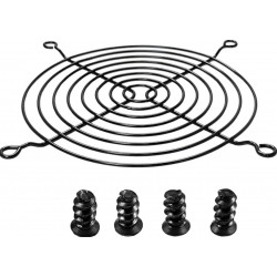 Ventilador Extractor De Aire 90x90x25 mm 12 VDC Incluye Tornilleria Y Reja De Protección