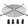 Ventilador Extractor De Aire 90x90x25 mm 12 VDC Incluye Tornilleria Y Reja De Protección