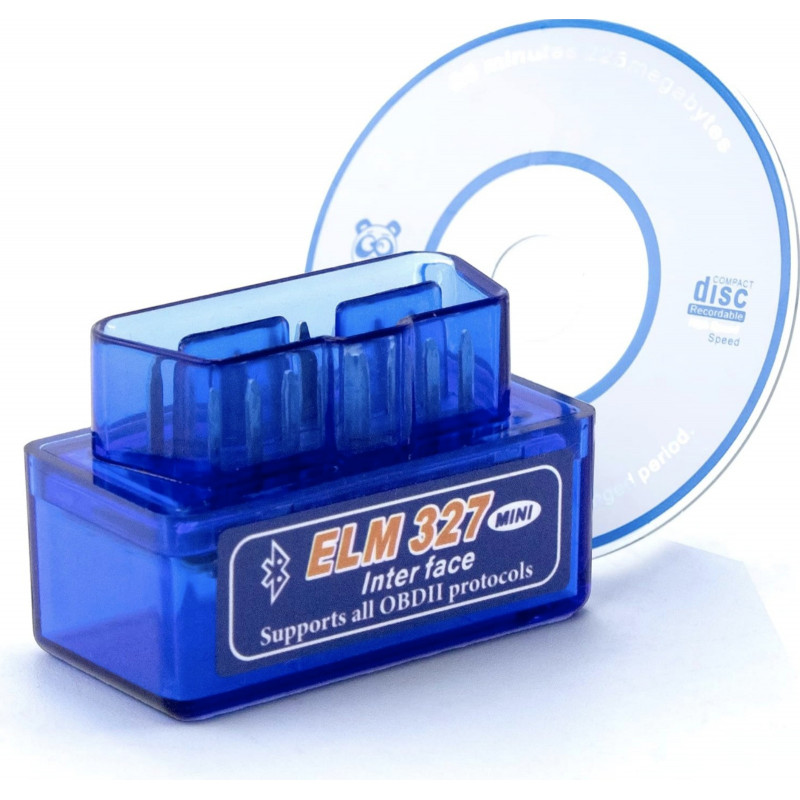 Escaner Automotriz ELM327 Bluetooth V 2.1 OBD2 + Software
