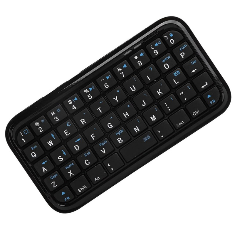 Mini Teclado Bluetooth Inalámbrico Recargable Compatible Con Smartphone Y Smart Tv