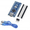Placa de Desarrollo Experimental Nano V3.0 Con Pines No Soldados + Cable Mini USB
