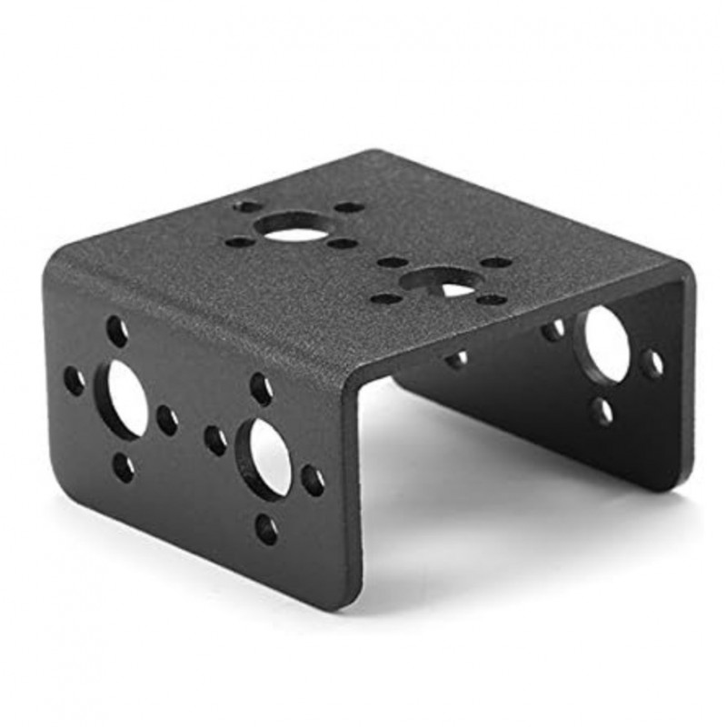 Bracket De Aluminio Para Servomotor (Tamaño Standart) Tipo "U Ancho"