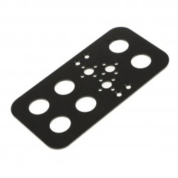 Bracket De Aluminio Para Servomotor (Tamaño Standart) Tipo "Pie Para Humanoide"