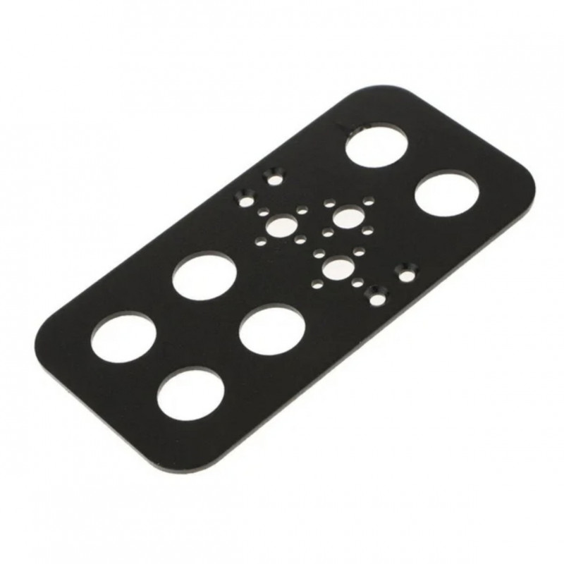 Bracket De Aluminio Para Servomotor (Tamaño Standart) Tipo "Pie Para Humanoide"