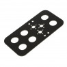 Bracket De Aluminio Para Servomotor (Tamaño Standart) Tipo "Pie Para Humanoide"
