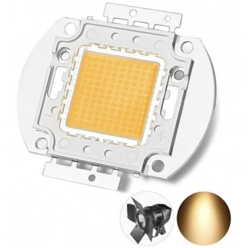 Led De Potencia COB Blanco Cálido 200W