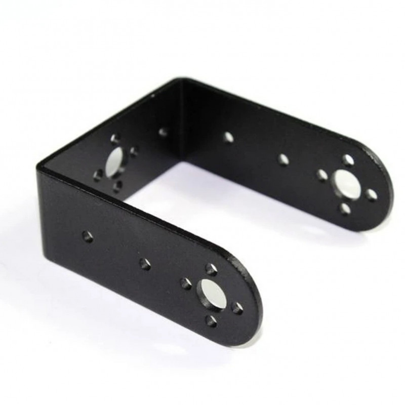 Bracket De Aluminio Para Servomotor (Tamaño Standart) Tipo "U Largo"