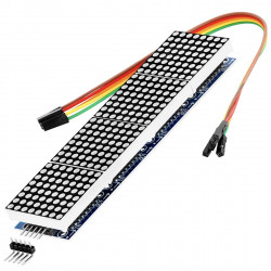 Letrero De Matriz De Leds Rojos 8x32 Con Controlador Max7219