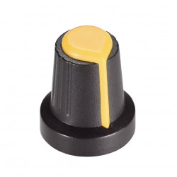 Perilla Amarilla Para Potenciometro 6mm