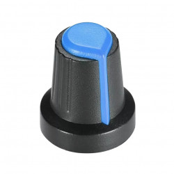 Perilla Azul Para Potenciometro 6mm