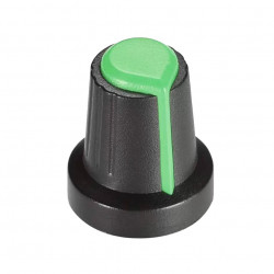 Perilla Verde Para Potenciometro 6mm