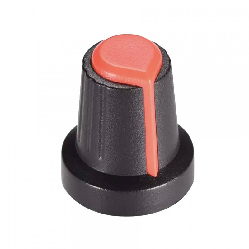 Perilla Roja Para Potenciometro 6mm