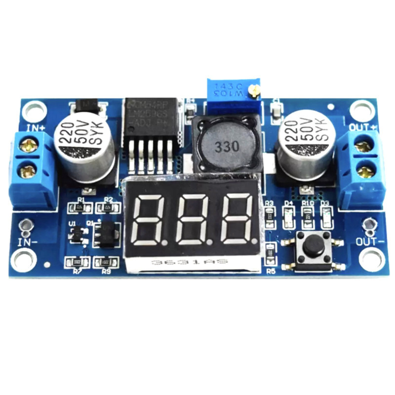 Regulador De Voltaje Step Down Lm2596 Con Display