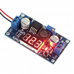 Regulador De Voltaje Step Up Booster Lm2577 Con Display