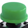 Botón Redondo Verde 6x6x7.3mm Para Push Button Cabeza Cuadrada