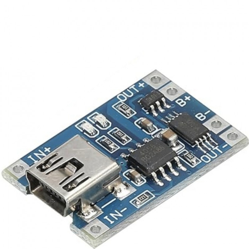 Cargador De Baterías Lipo TC4056 Con Protección De Carga 1A Mini USB