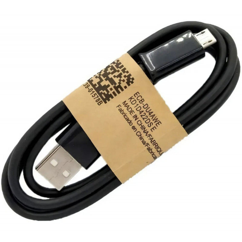 Cable Micro USB V8 Negro 80cm (solo para cargar)