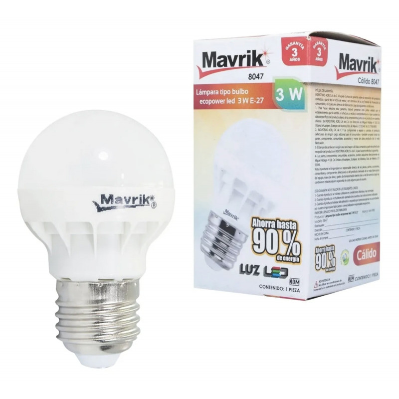 Foco Led 3W Luz Calida