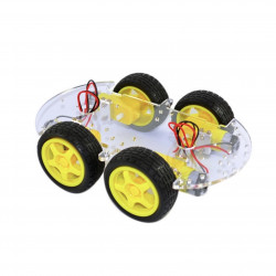 Chasis Para Carrito Robot Y Para 4 Motorreductores/llanta Tonka