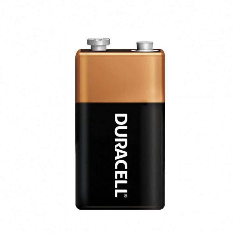Pila Duracell Cuadrada 9V Alcalina Zing-Carbon A Granel