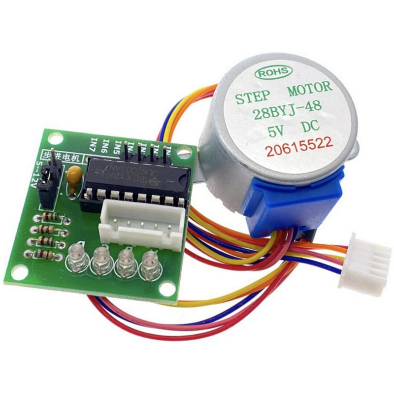 Motor A Paso 28BYJ-48 Unipolar con su driver ULN2003