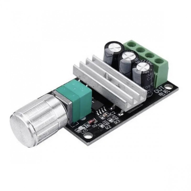 Controlador De Velocidad Pwm Para Motor DC 6v 12v 24v 28v 3a 80w