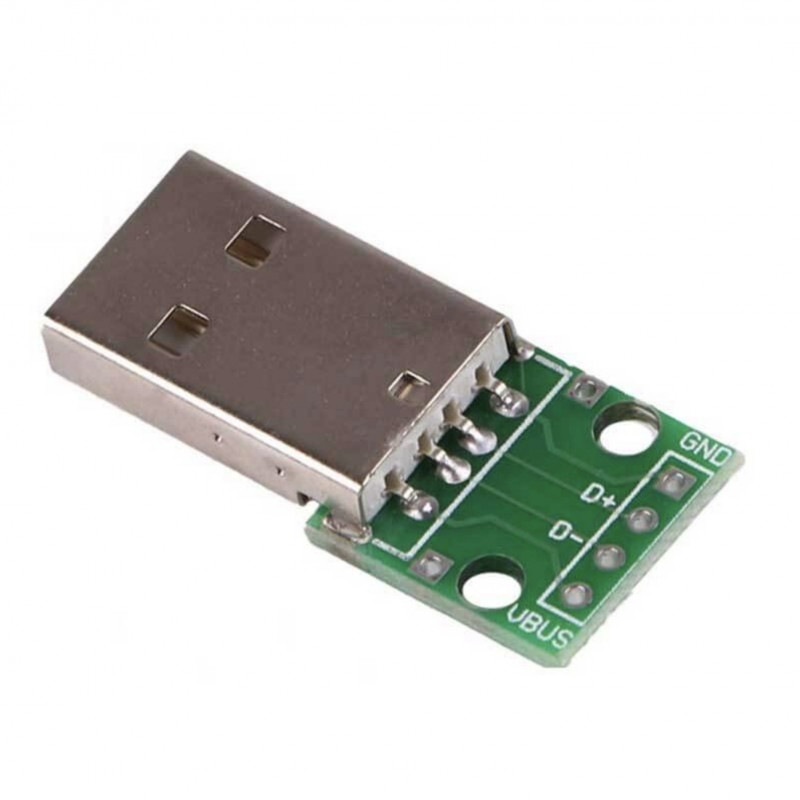 Adaptador Usb Tipo A Macho A Dip 2.54mm