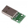 Adaptador Usb Tipo A Macho A Dip 2.54mm